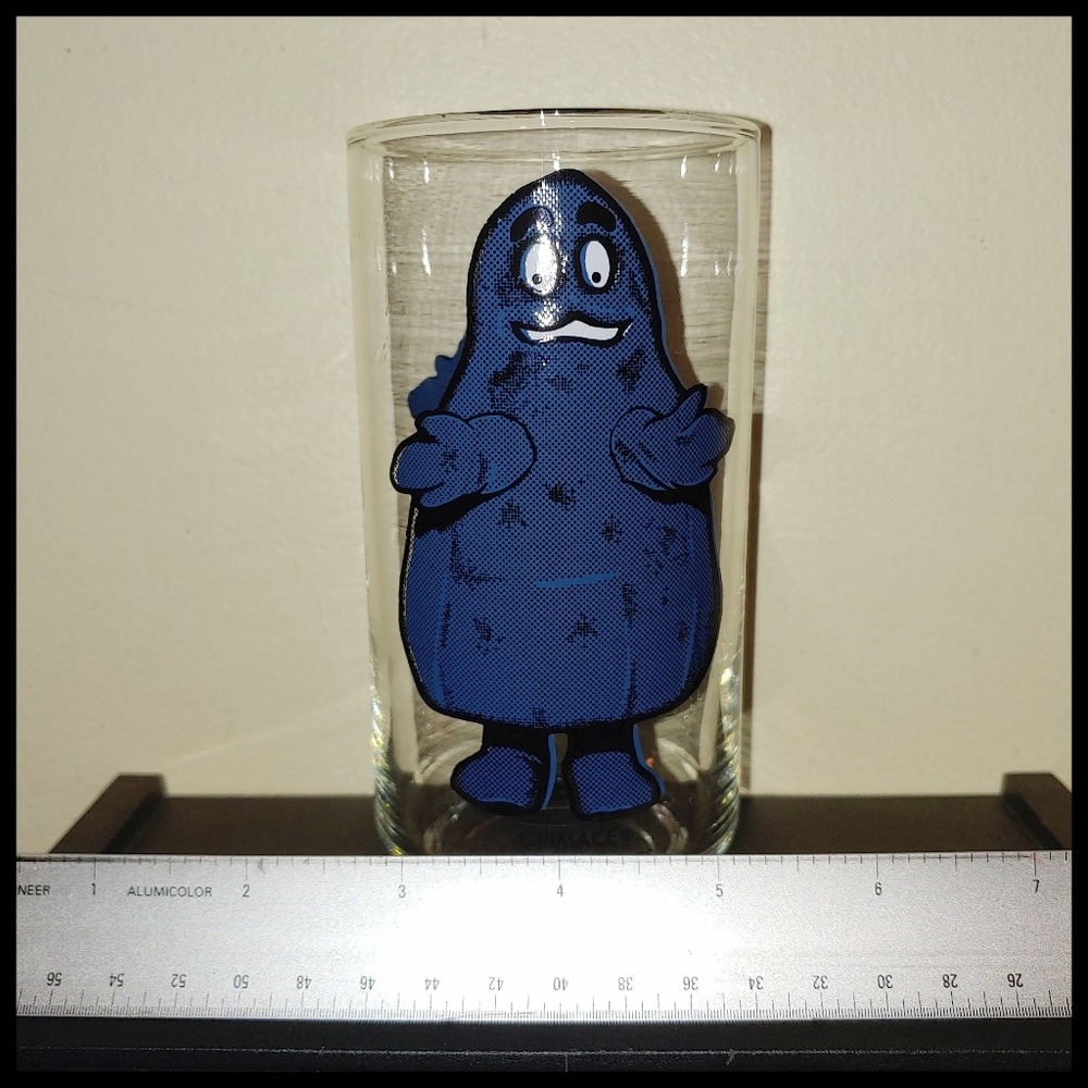 Vintage McDonald's Grimace Collector's Series Drinking Glass 1970s - Picture 7 of 8